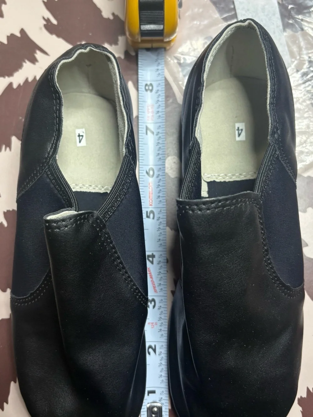 Kids Black Slip-On Dance Slippers,  Jazz shoes